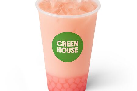 Кокос-клубника с кокосовым желе