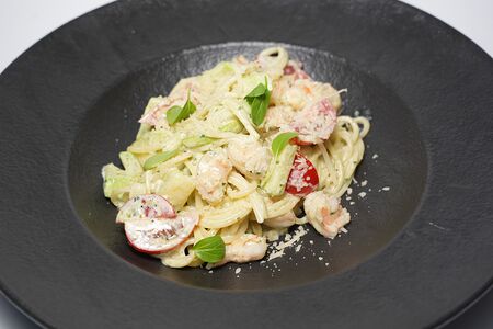 Паста с креветками