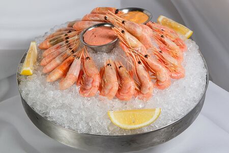 Магаданские креветки с японским соусом