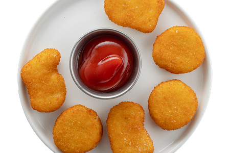 Наггетсы куриные с кетчупом