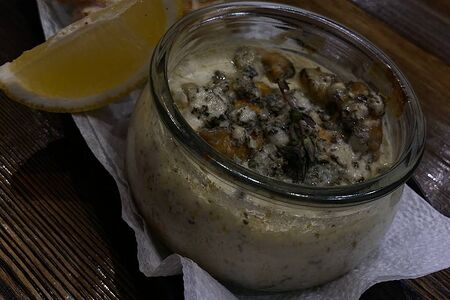 Мидии в белом вине