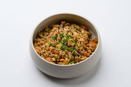 Рис с курицей в азиатском стиле