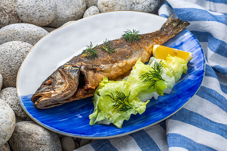 Сибас запеченный