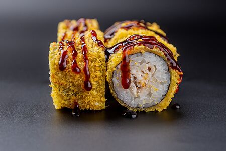 Маки темпура угорь