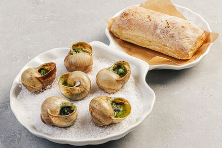 Улитки по-бургундски