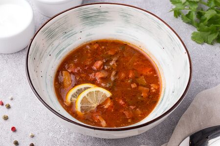 Солянка сборная мясная 