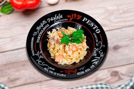 Паста с лососем