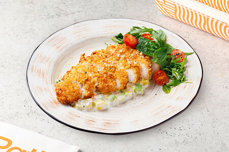 Грудка цыплёнка с цукини и картофелем