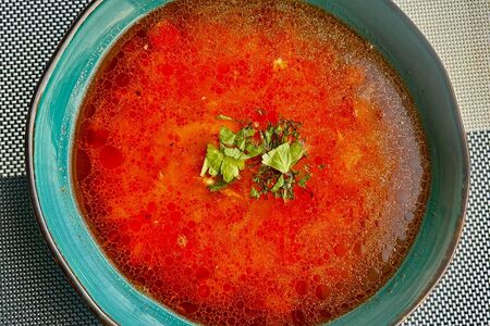 Первое Борщ с цыплёнком