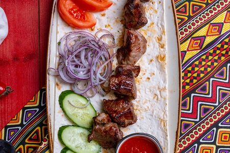 Шашлык из бараней мякоти