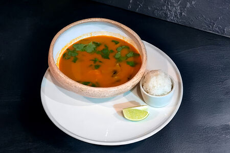 Суп Том ям с креветками