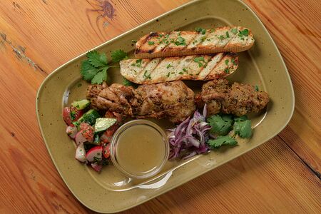 Шашлык из куриного бедра