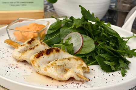 Кальмар на гриле