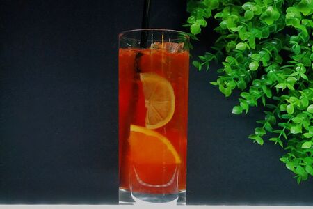 Авторский лимонад Малина-мандарин