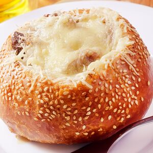 Жюльен с курицей и грибами