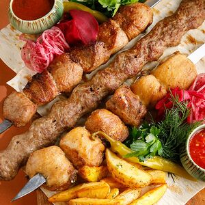 Трио шашлыков