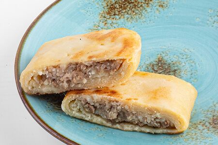 Блин с мясом и рисом