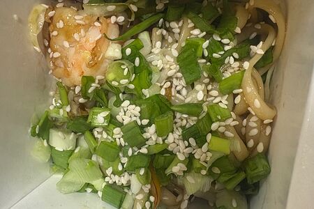 Вок с креветкой