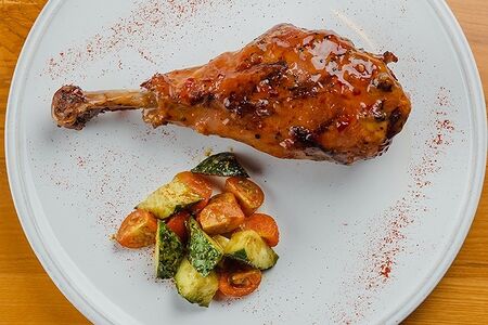 Ножка индейки в сладком Чили