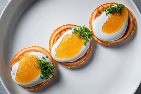 Оладьи с щучьей икрой