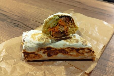 Шаверма BBQ по-мексикански с говядиной
