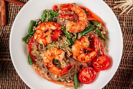 Фунчёза с креветкой