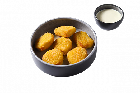 Наггетсы с сырным соусом