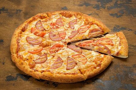 Пицца Курица с ветчиной