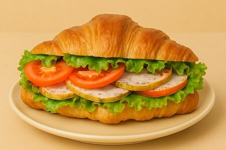 Круассан с курицей