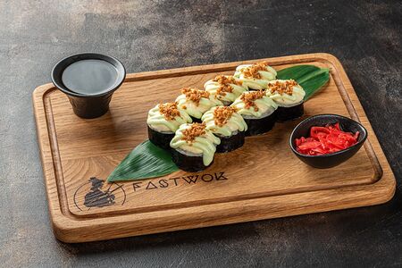 Запечённый с крабом