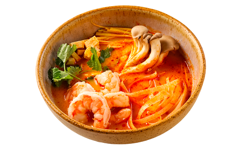 Лакса с креветками