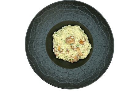 Ризотто с цыплёнком в сливочном песто