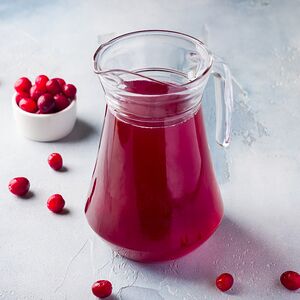 Домашний морс из клюквы и брусники