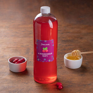 Домашний клюквенный морс