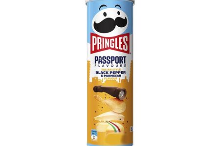 Pringles Passport Italian style (вкус Black pepper & Parmesan)
