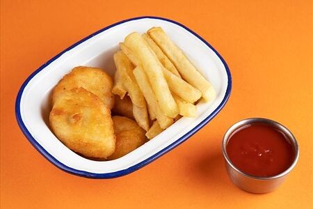 Наггетсы с картофелем фри
