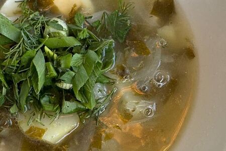 Суп щавелевый