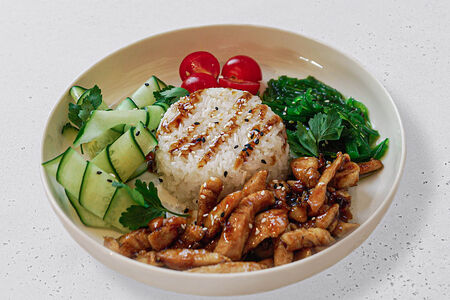 Курица терияки с жасминовым рисом