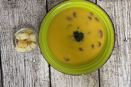 Суп гороховый с копченостями