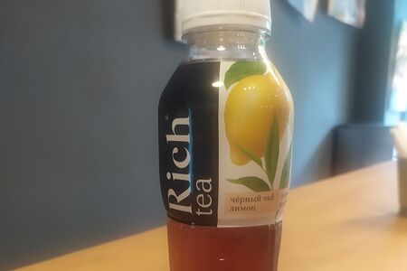 Холодный чай Rich чёрный с лимоном