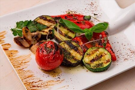 Овощи на гриле