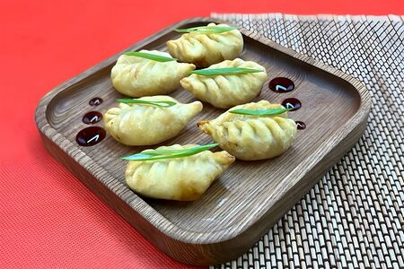 Гёдзу с креветкой