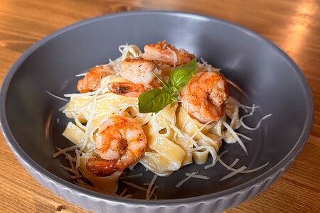 Паста с креветками