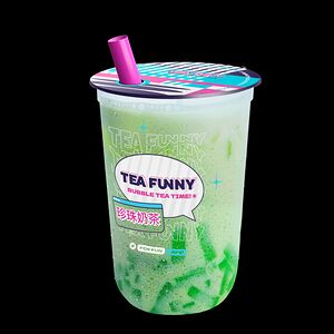 Милкшейк Киви-Дыня с шариками лимон S