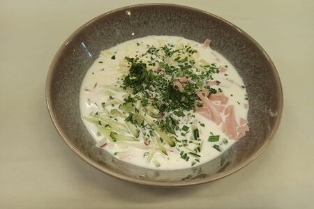 Окрошка на кефире