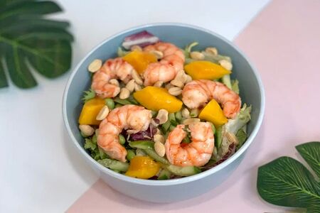 Боул с креветками