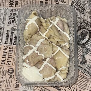 Вареники домашние с клубникой