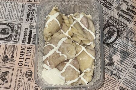 Вареники домашние с клубникой