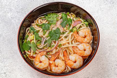 Рамен Кимчи Удон с креветками