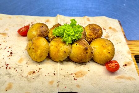 Шампиньоны на мангале 